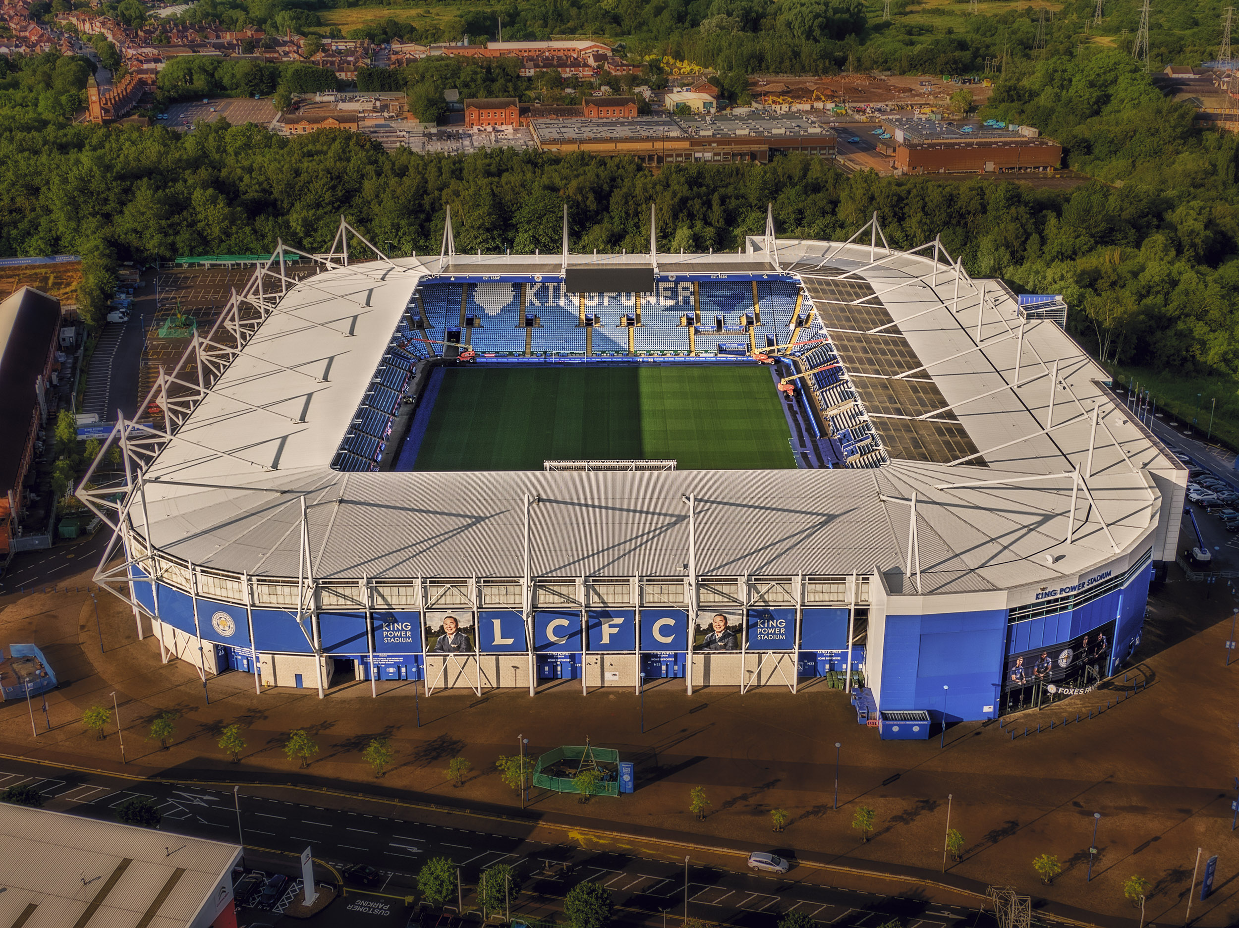 Aerial Photograph of Leicester City - King Power Stadium