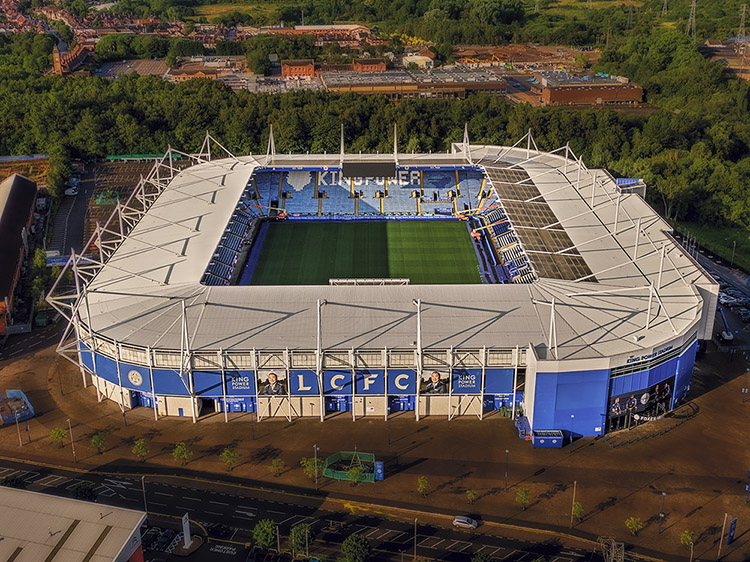 Aerial Photograph of Leicester City - King Power Stadium