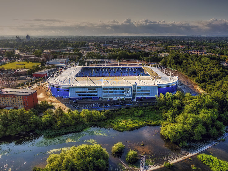 Aerial Photograph of Leicester City - King Power Stadium