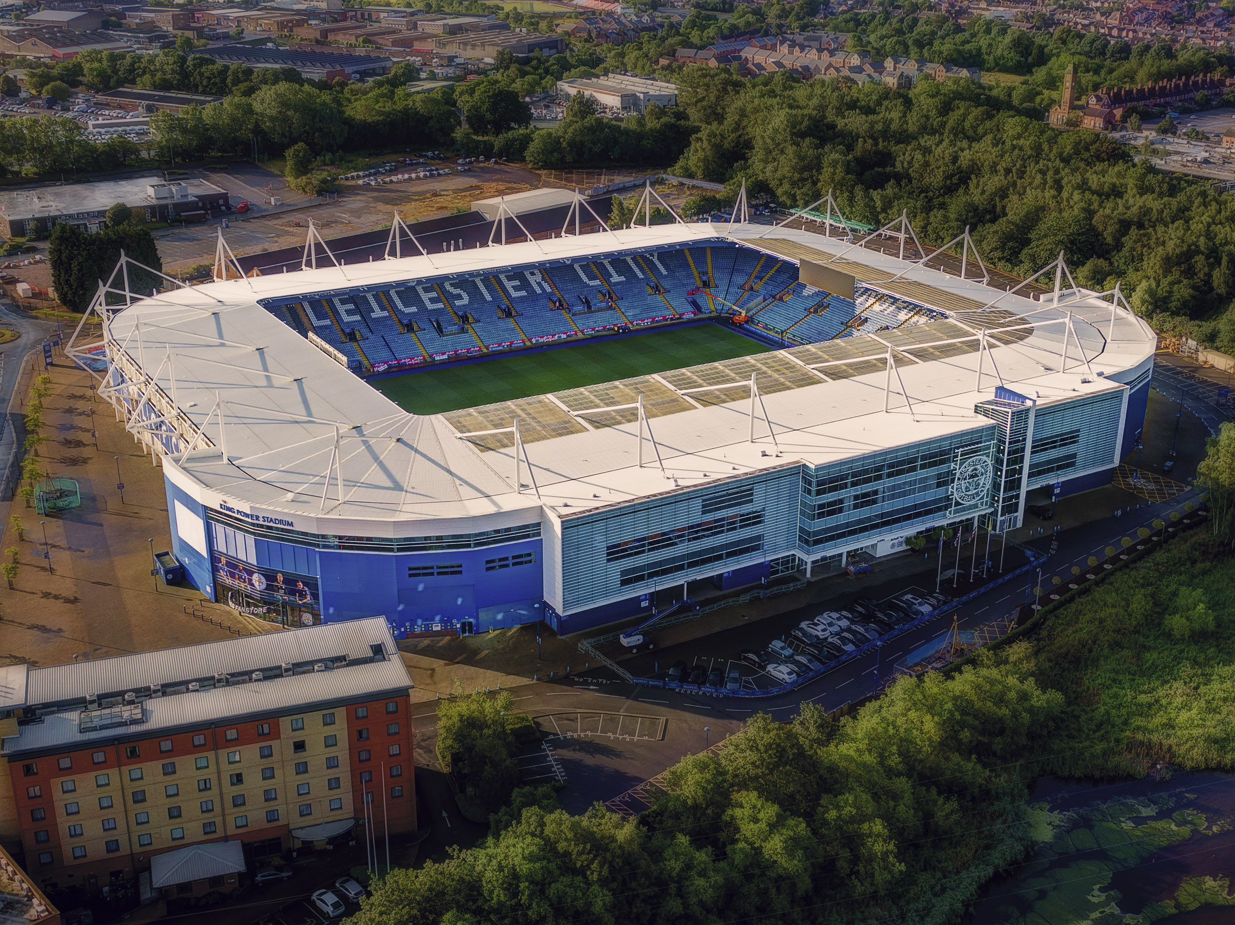 Aerial Photograph of Leicester City - King Power Stadium