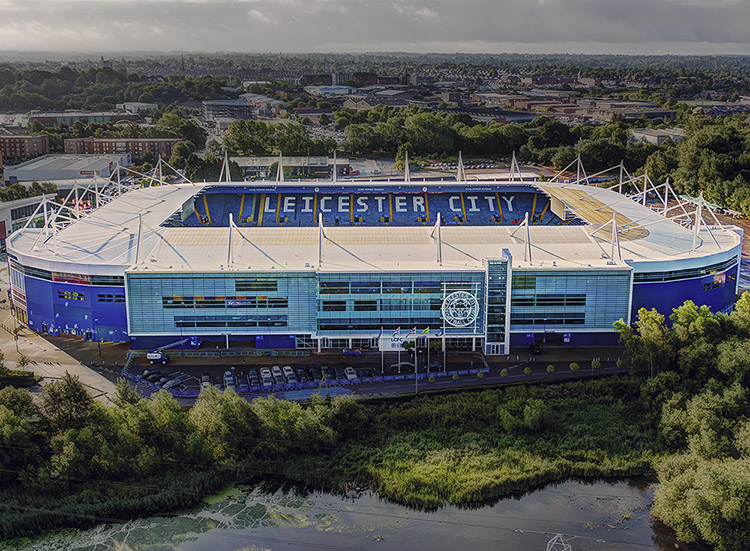 Aerial Photograph of Leicester City - King Power Stadium