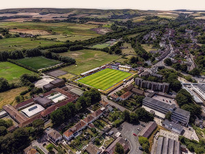 Aerial Photograph of Lewes FC - Dripping Pan