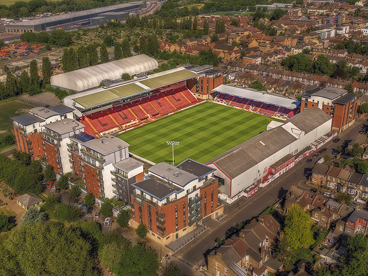 Aerial Photograph of Leyton Orient - Brisbane Road