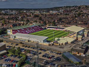 Aerial Photograph of Lincoln City - LNER Stadium