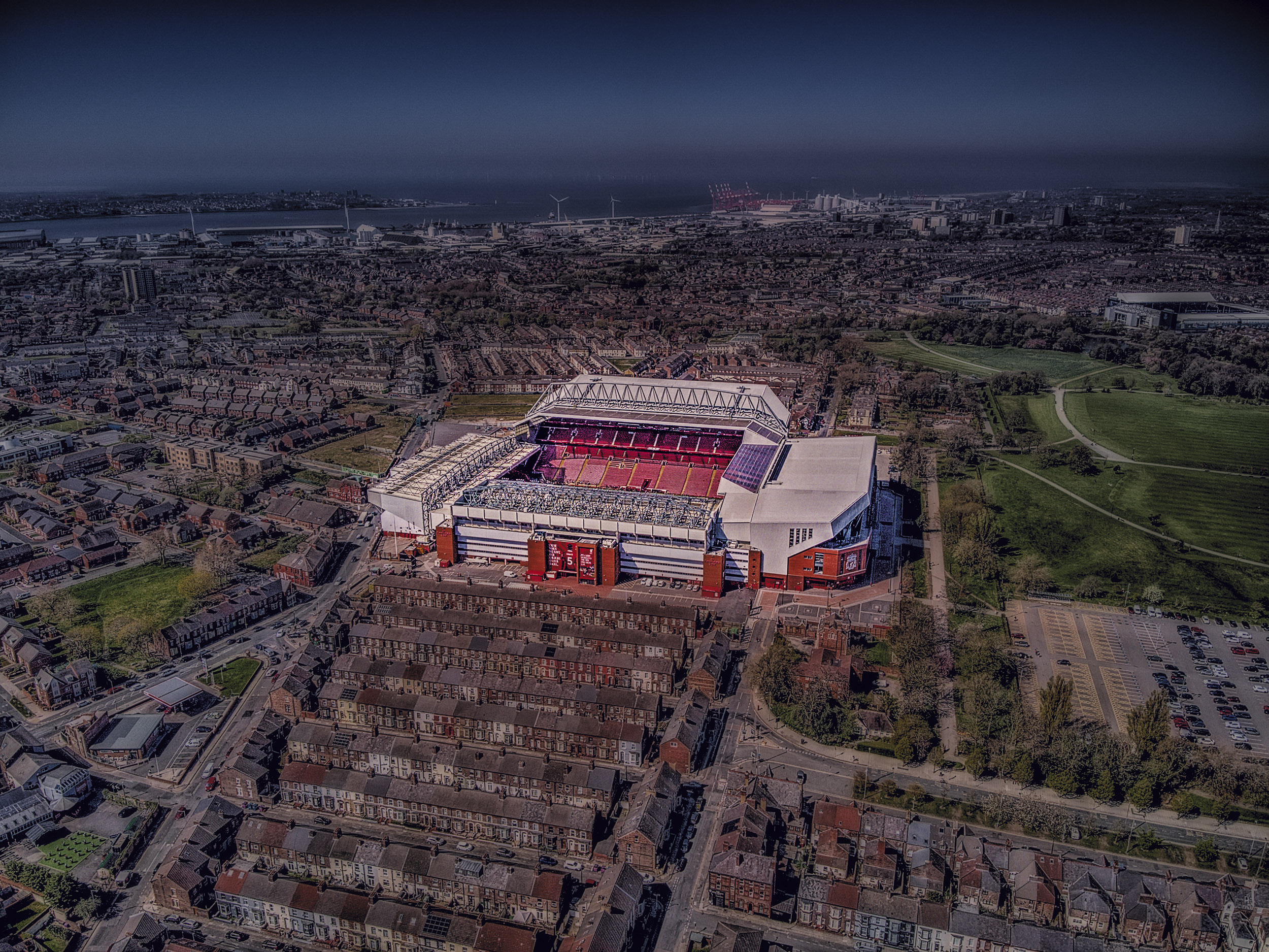 Aerial Photograph of Liverpool - Anfield