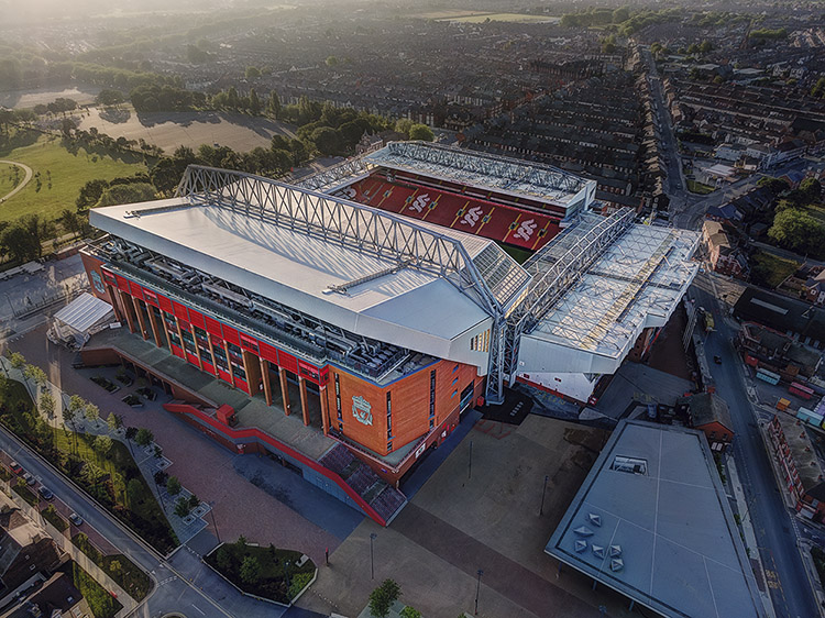 Aerial Photograph of Liverpool - Anfield