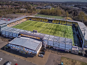 Aerial Photograph of Livingston - Almondvale Stadium