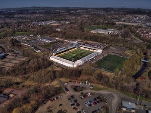Aerial Photograph of Livingston - Almondvale Stadium
