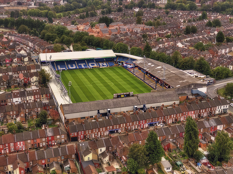 Aerial Photograph of Luton Town - Kenilworth Road
