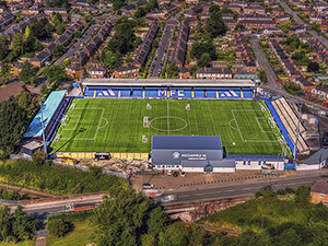 Aerial Photograph of Macclesfield Town - Moss Rose