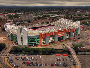 Aerial Photograph of Manchester United - Old Trafford