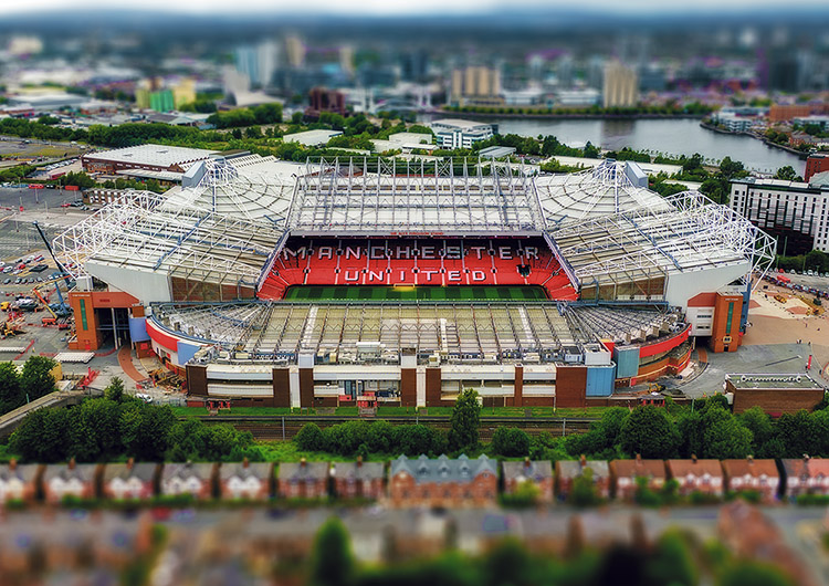 Aerial Photograph of Manchester United - Old Trafford