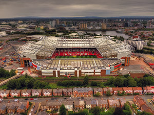 Aerial Photograph of Manchester United - Old Trafford