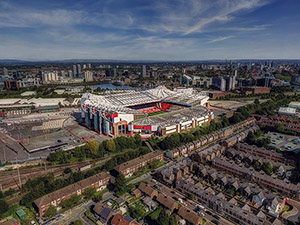 Aerial Photograph of Manchester United - Old Trafford