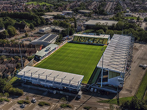 Aerial Photograph of Mansfield Town - Field Mill