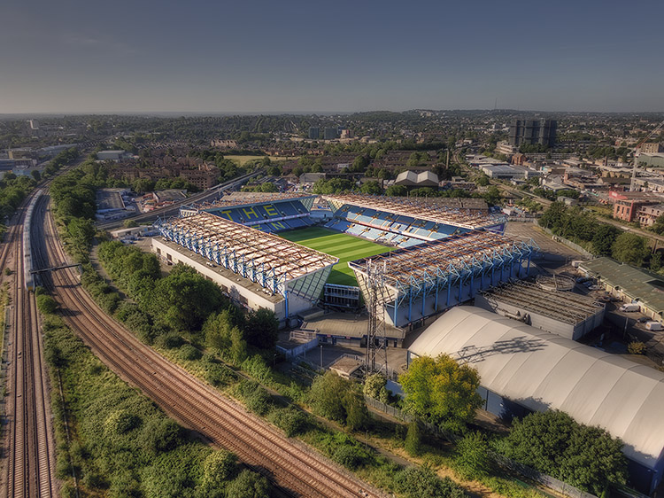 Aerial Photograph of Millwall - The Den