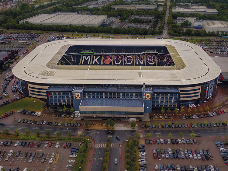 Aerial Photograph of MK Dons - Stadium MK