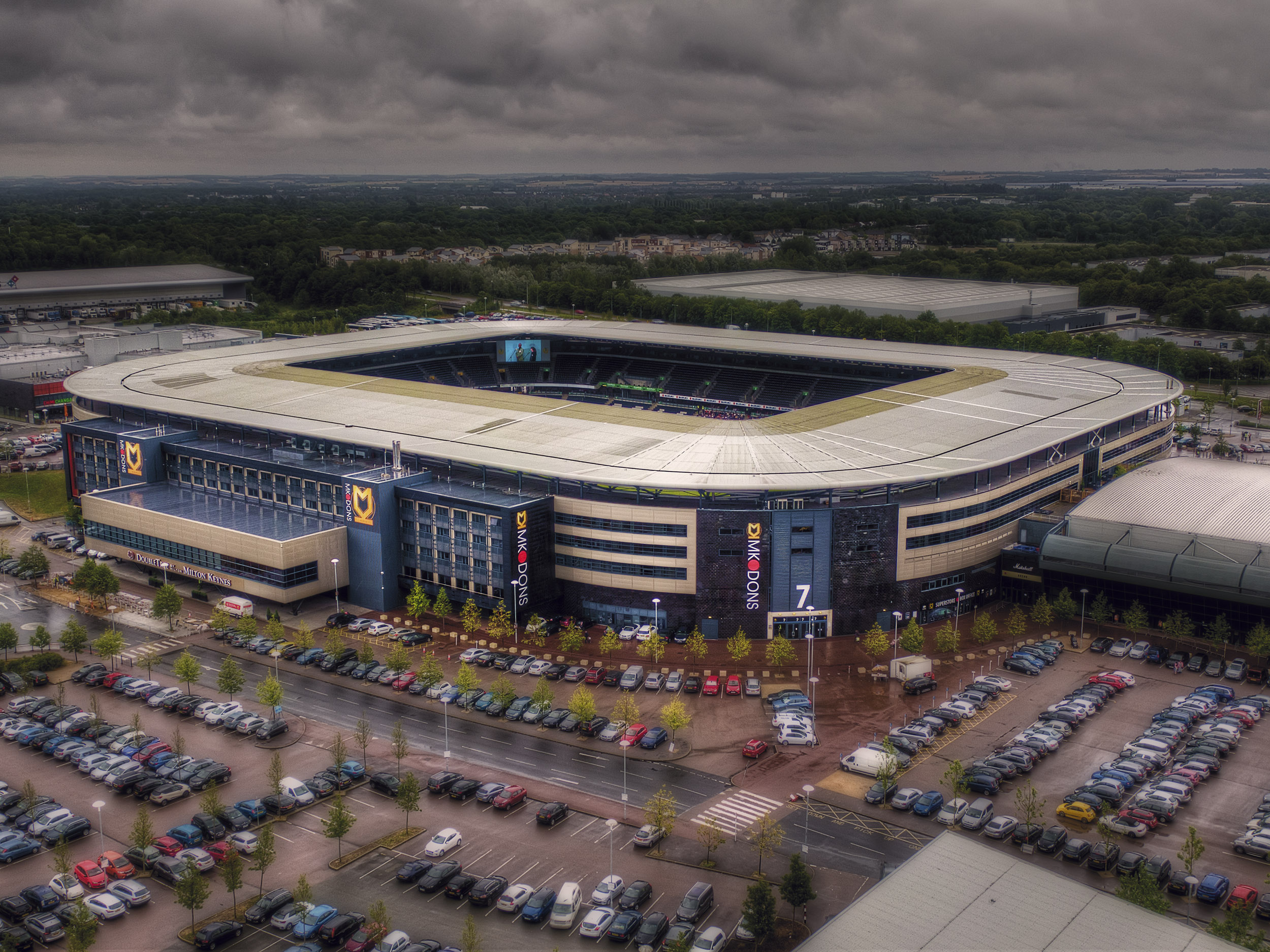 Aerial Photograph of MK Dons - Stadium MK