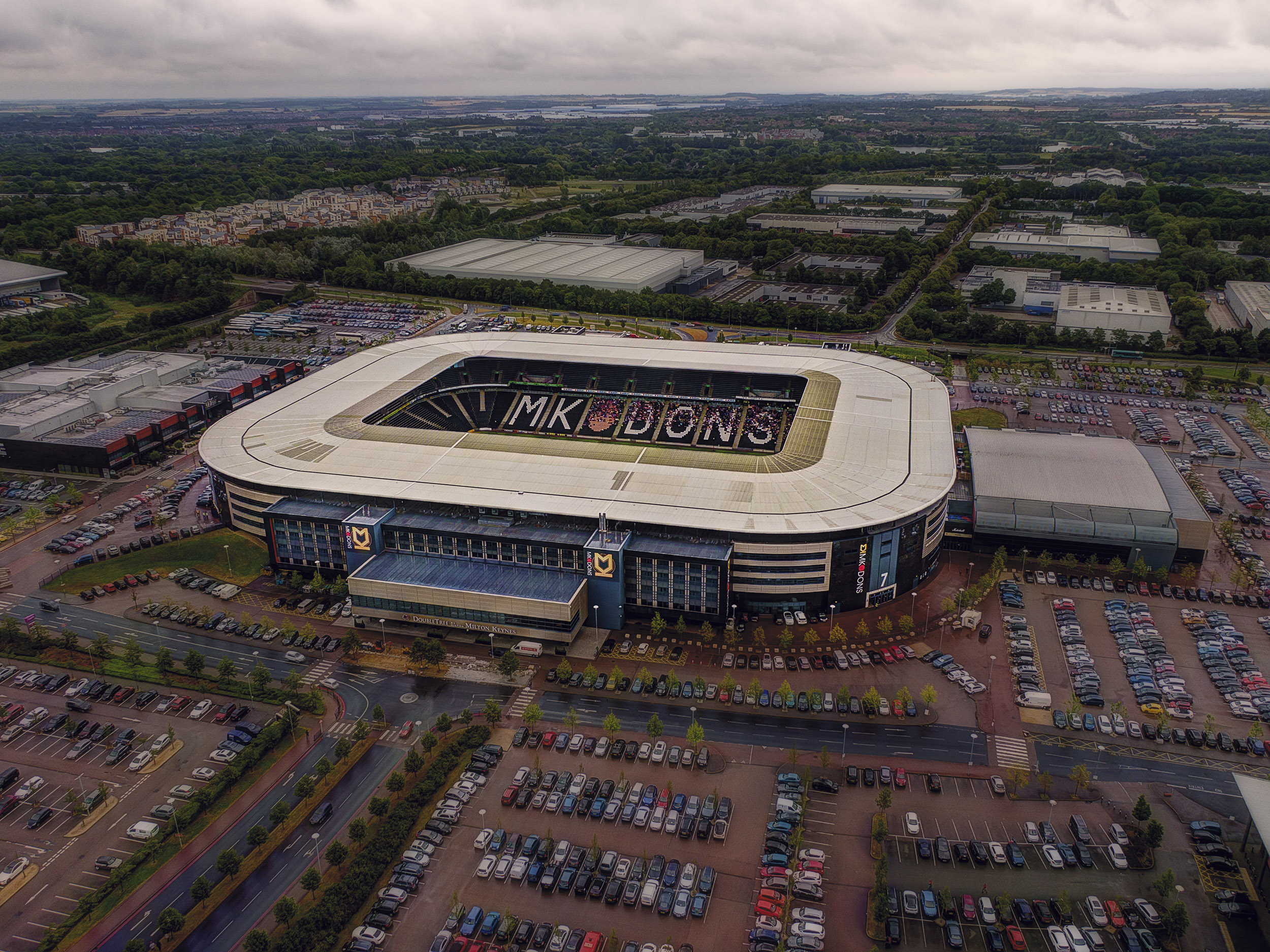 Aerial Photograph of MK Dons - Stadium MK