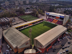 Aerial Photograph of Motherwell - Fir Park