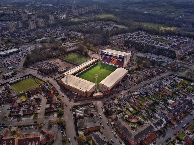 Aerial Photograph of Motherwell - Fir Park