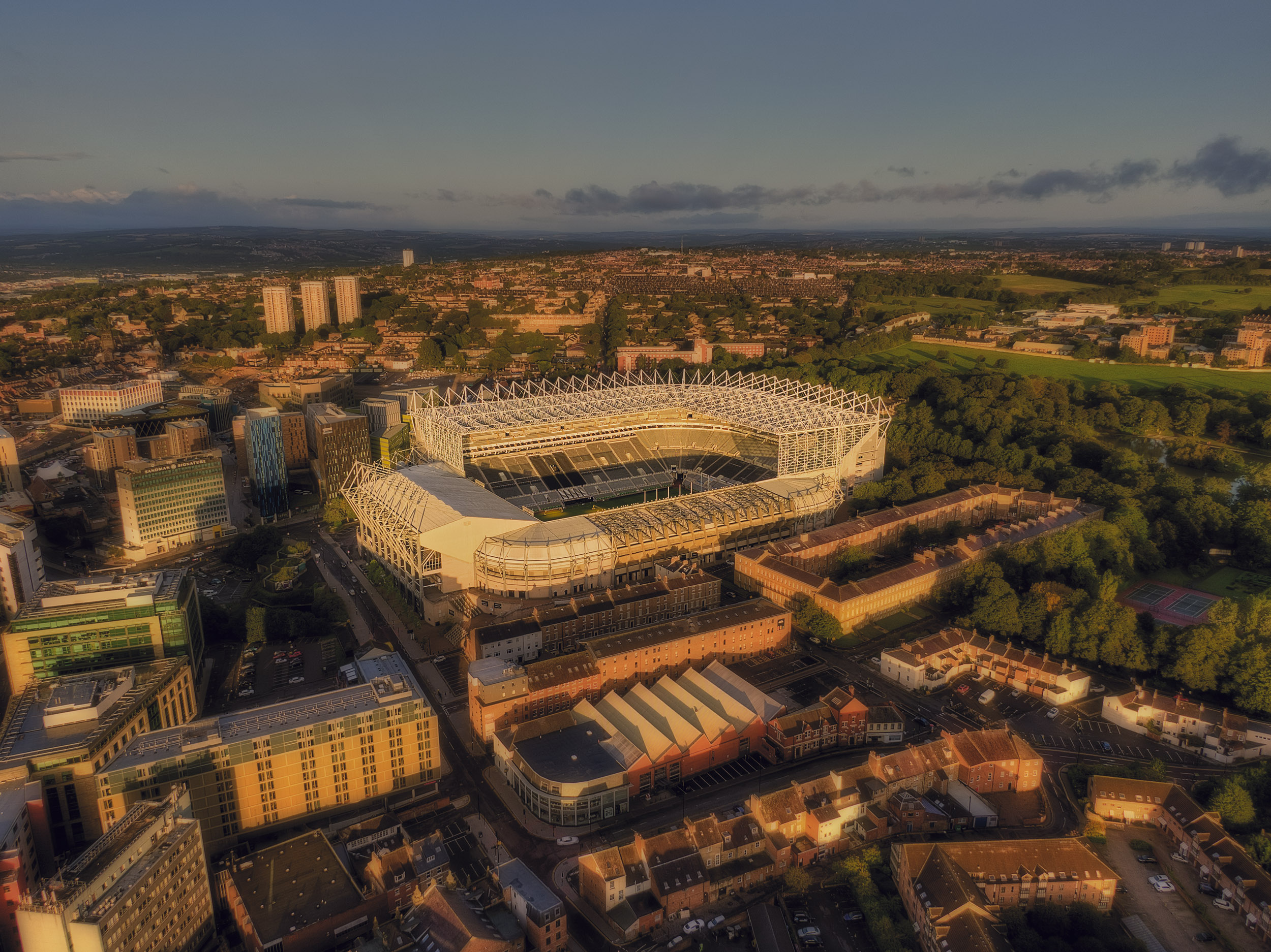 Aerial Photograph of Newcastle United - St James Park