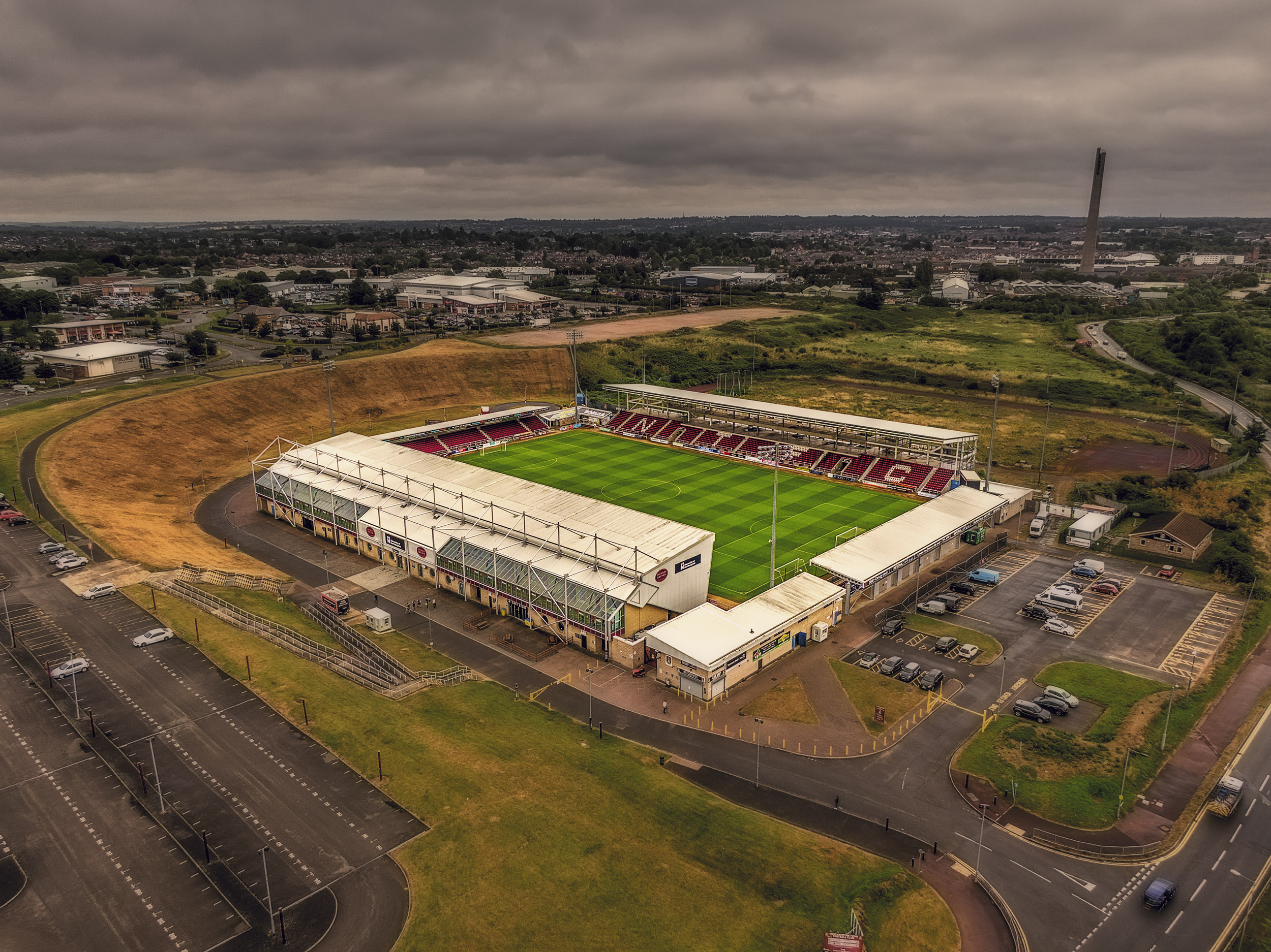 Aerial Photograph of Northampton Town - Sixfields Stadium