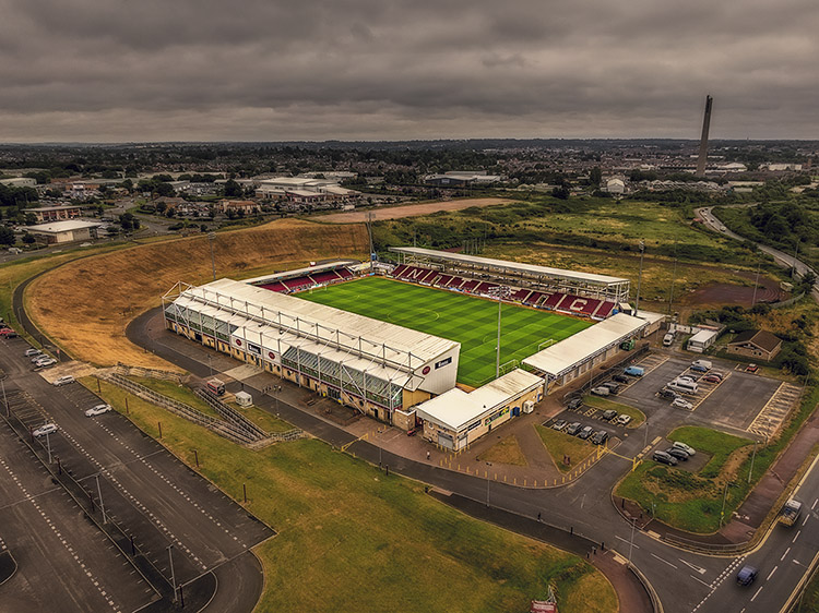 Aerial Photograph of Northampton Town - Sixfields Stadium