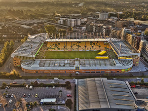 Aerial Photograph of Norwich City - Carrow Road