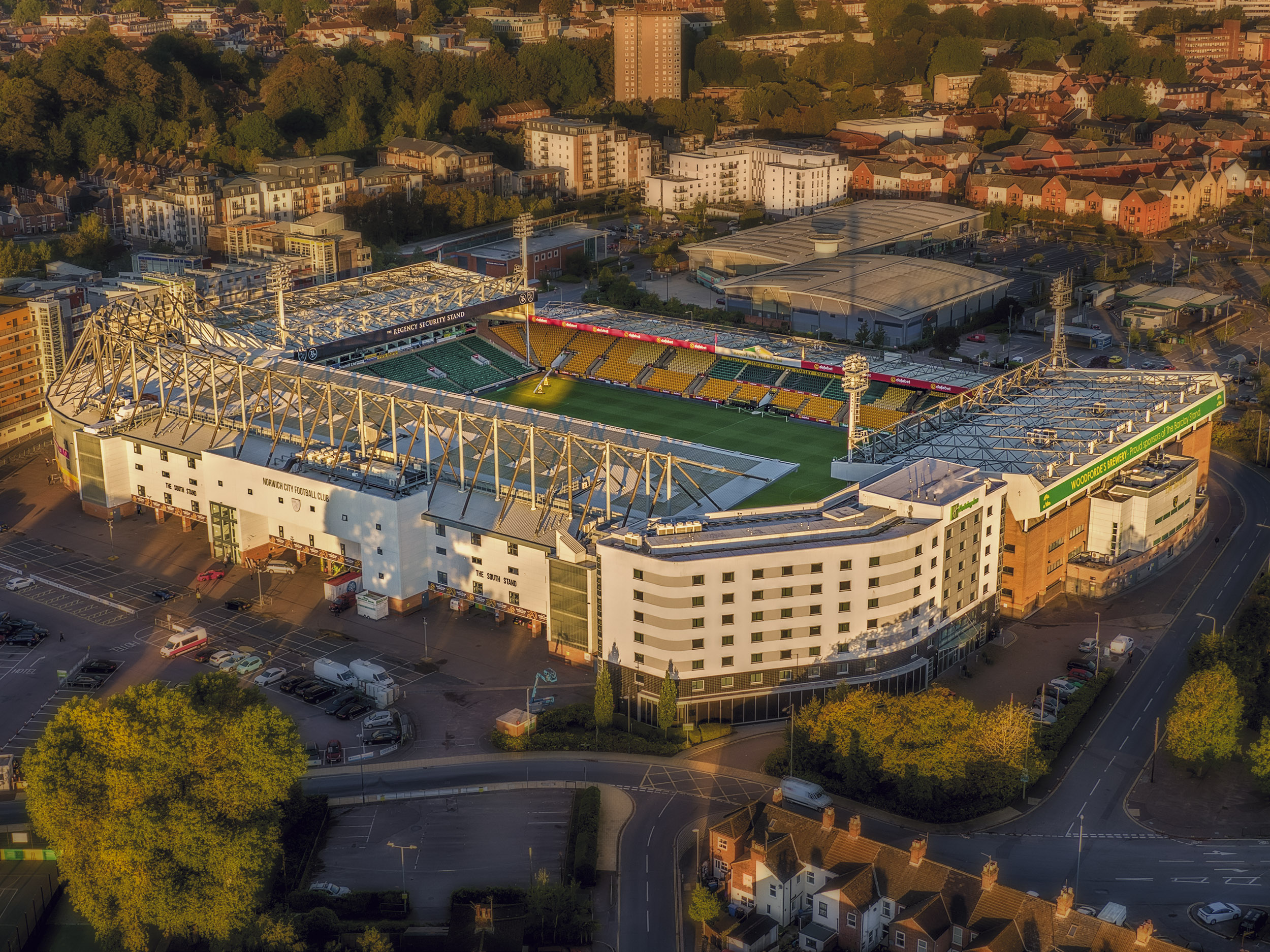 Aerial Photograph of Norwich City - Carrow Road