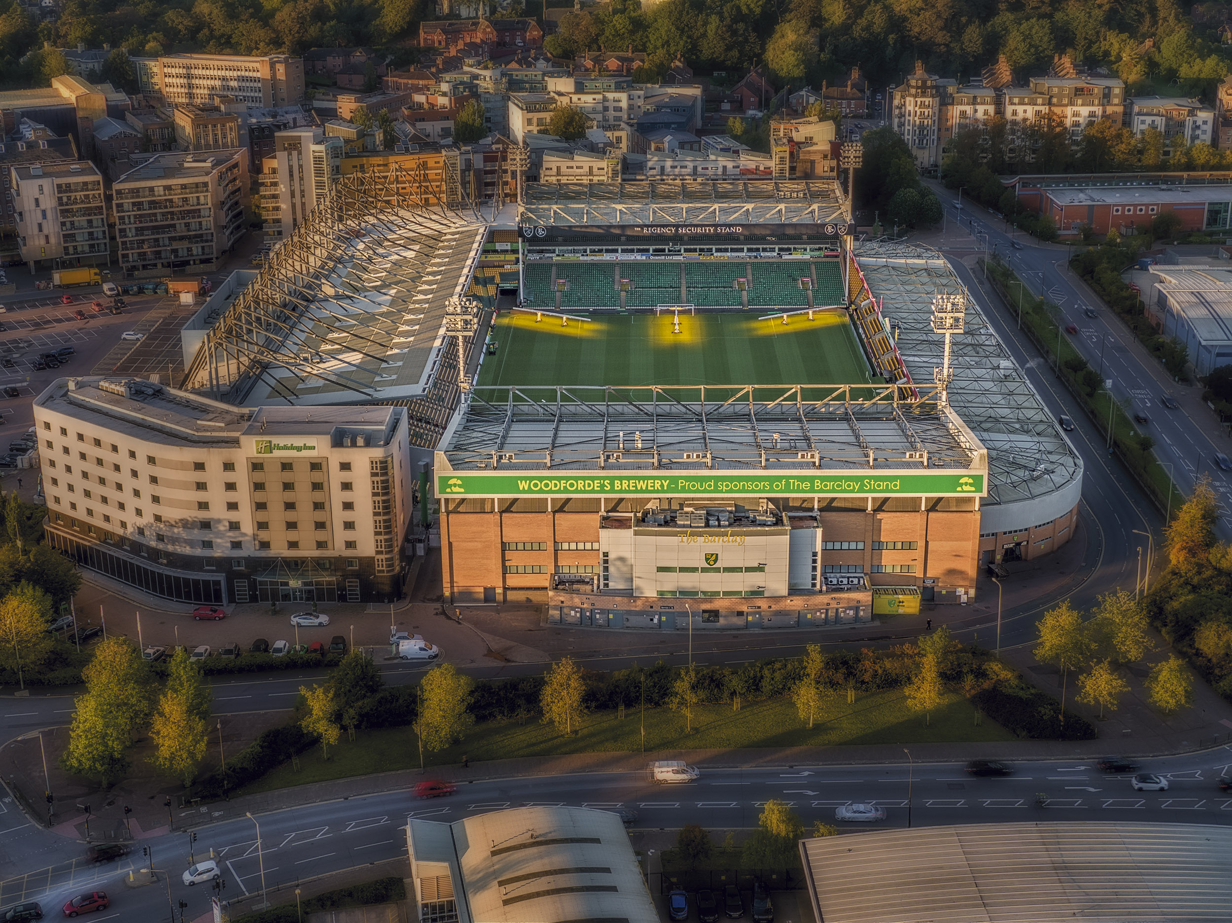 Aerial Photograph of Norwich City - Carrow Road