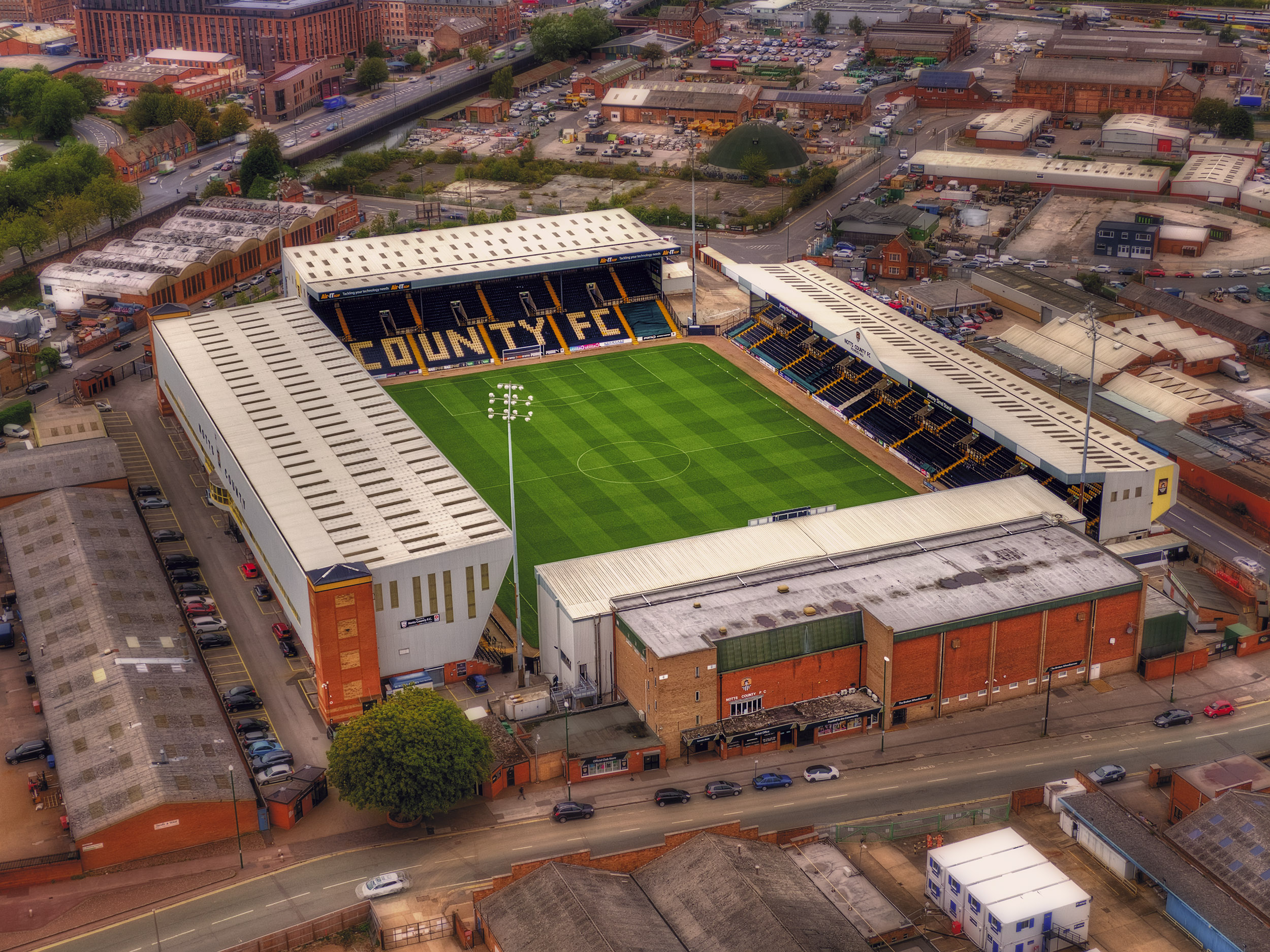 Aerial Photograph of Nottingham Forest - The City Ground