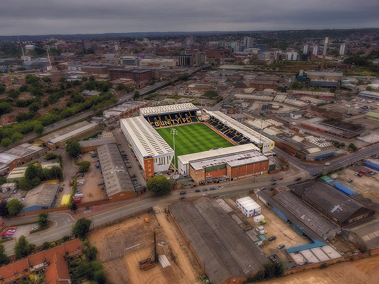 Aerial Photograph of Nottingham Forest - The City Ground