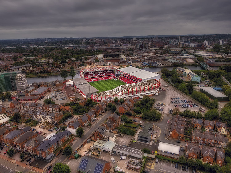 Aerial Photograph of Nottingham Forest - The City Ground