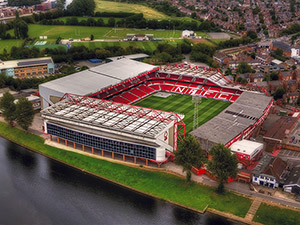Aerial Photograph of Notts County - Meadow Lane