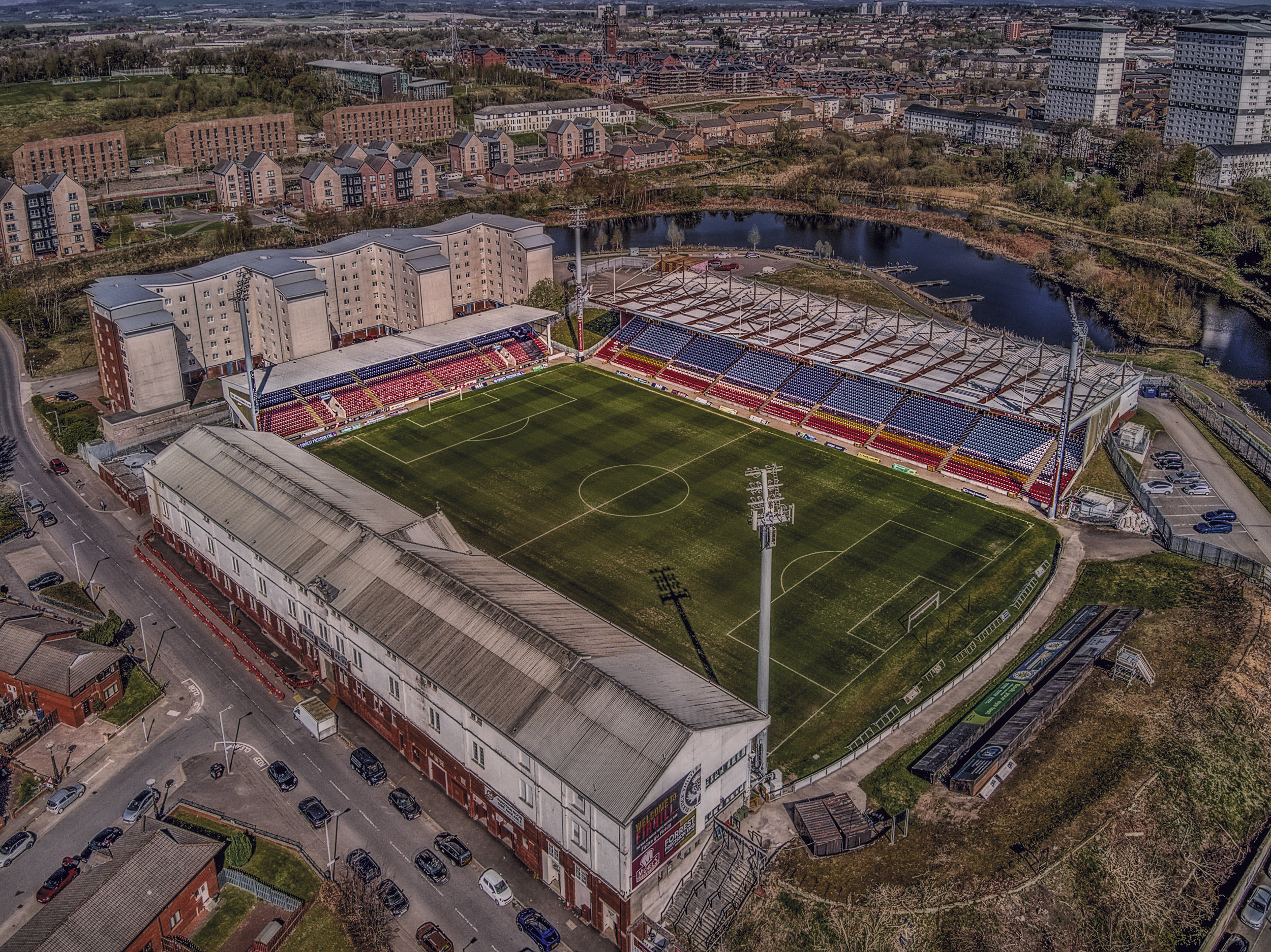 Aerial Photograph of Partick Thistle - Firhill
