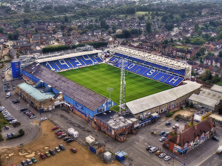 Aerial Photograph of Peterborough United - London Road