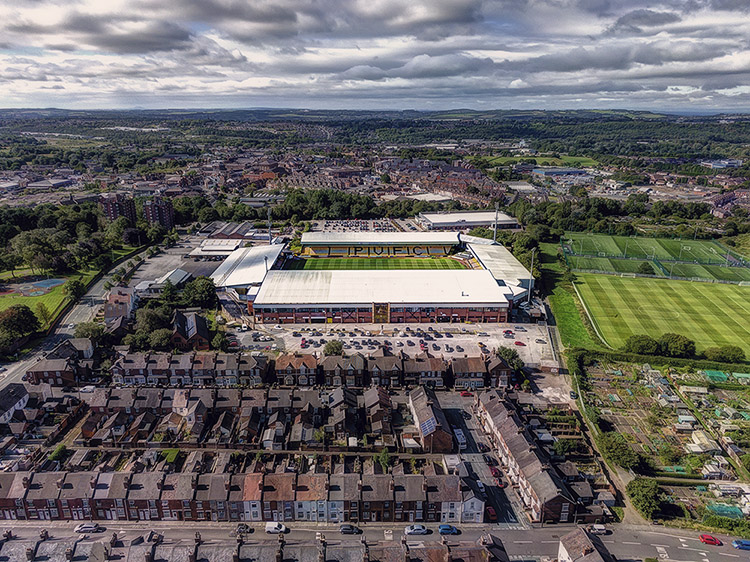 Aerial Photograph of Port Vale - Vale Park