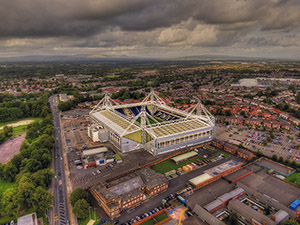Aerial Photograph of Preston North End - Deepdale