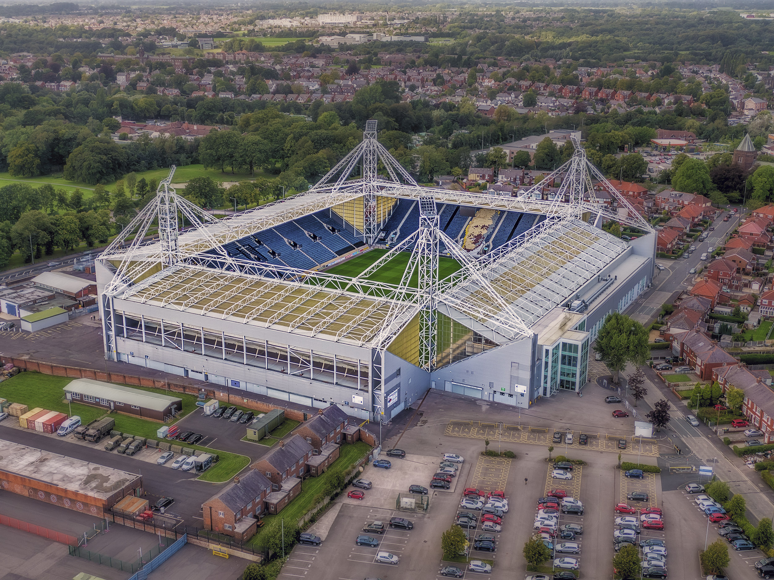 Aerial Photograph of Preston North End - Deepdale