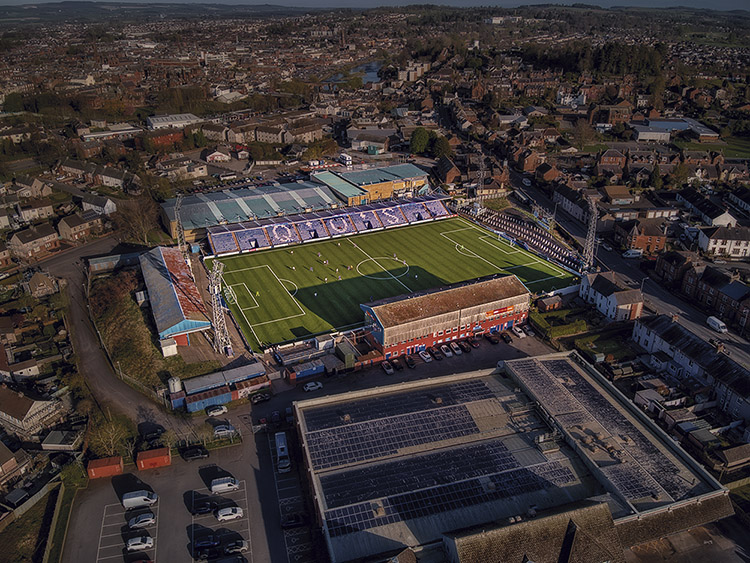 Aerial Photograph of Queen of the South - Palmerston Park