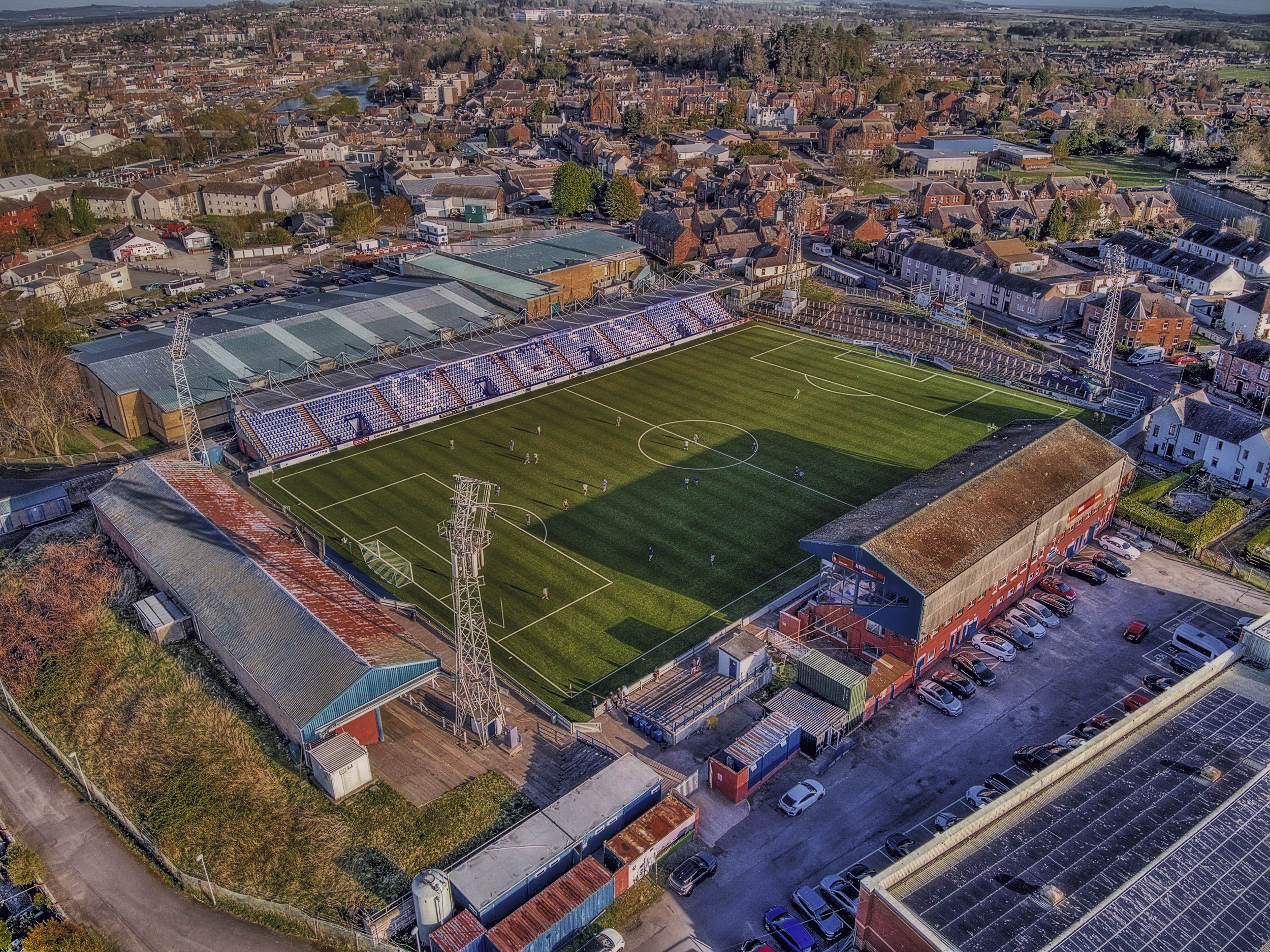 Aerial Photograph of Queen of the South - Palmerston Park
