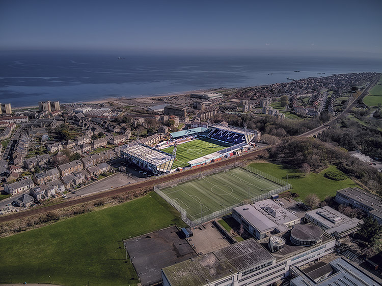Aerial Photograph of Raith Rovers - Stark's Park