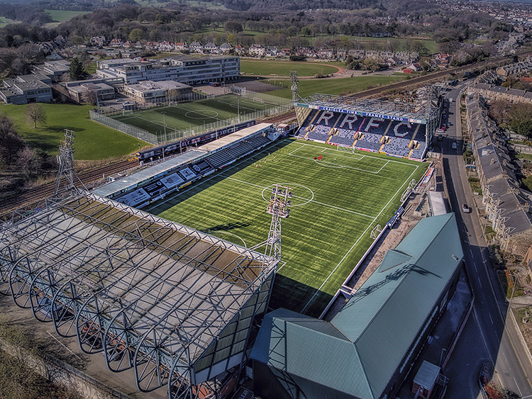 Aerial Photograph of Raith Rovers - Stark's Park