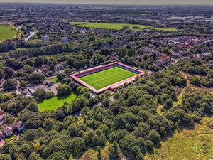 Aerial Photograph of Salford City - Peninsula Stadium