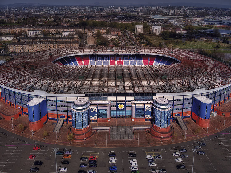Aerial Photograph of Scotland - Hampden Park