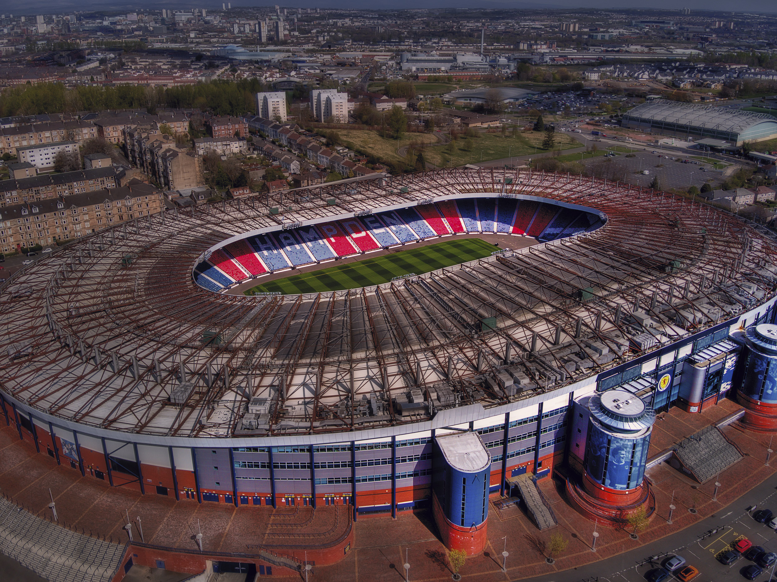 Aerial Photograph of Scotland - Hampden Park