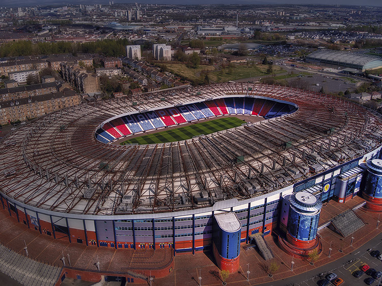 Aerial Photograph of Scotland - Hampden Park