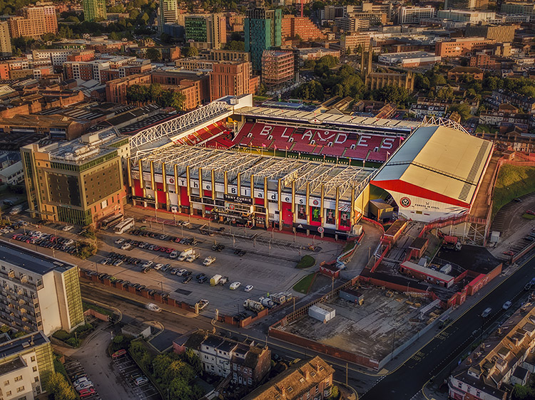 Aerial Photograph of Sheffield United - Bramall Lane