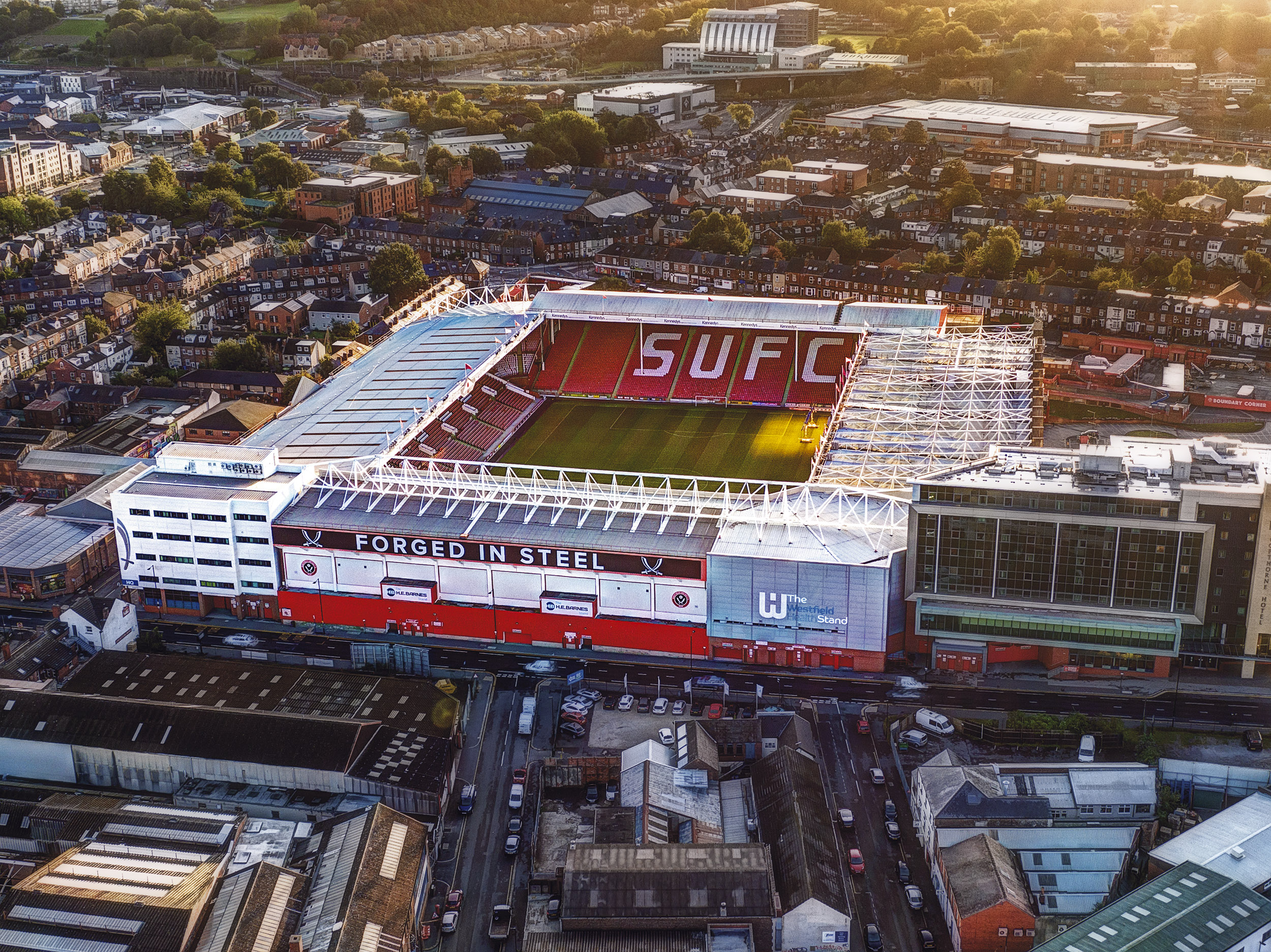 Aerial Photograph of Sheffield United - Bramall Lane